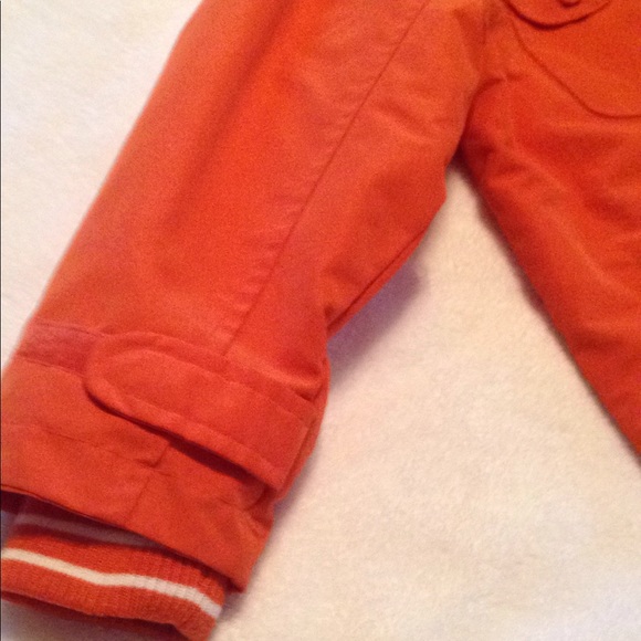 Brick color girl's spring/ fall jacket size 4 . - Picture 6 of 8